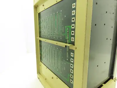 Mitsubishi MELDAS-YQ8C Control Unit Type UF740B CNC 11-Slot Card Rack