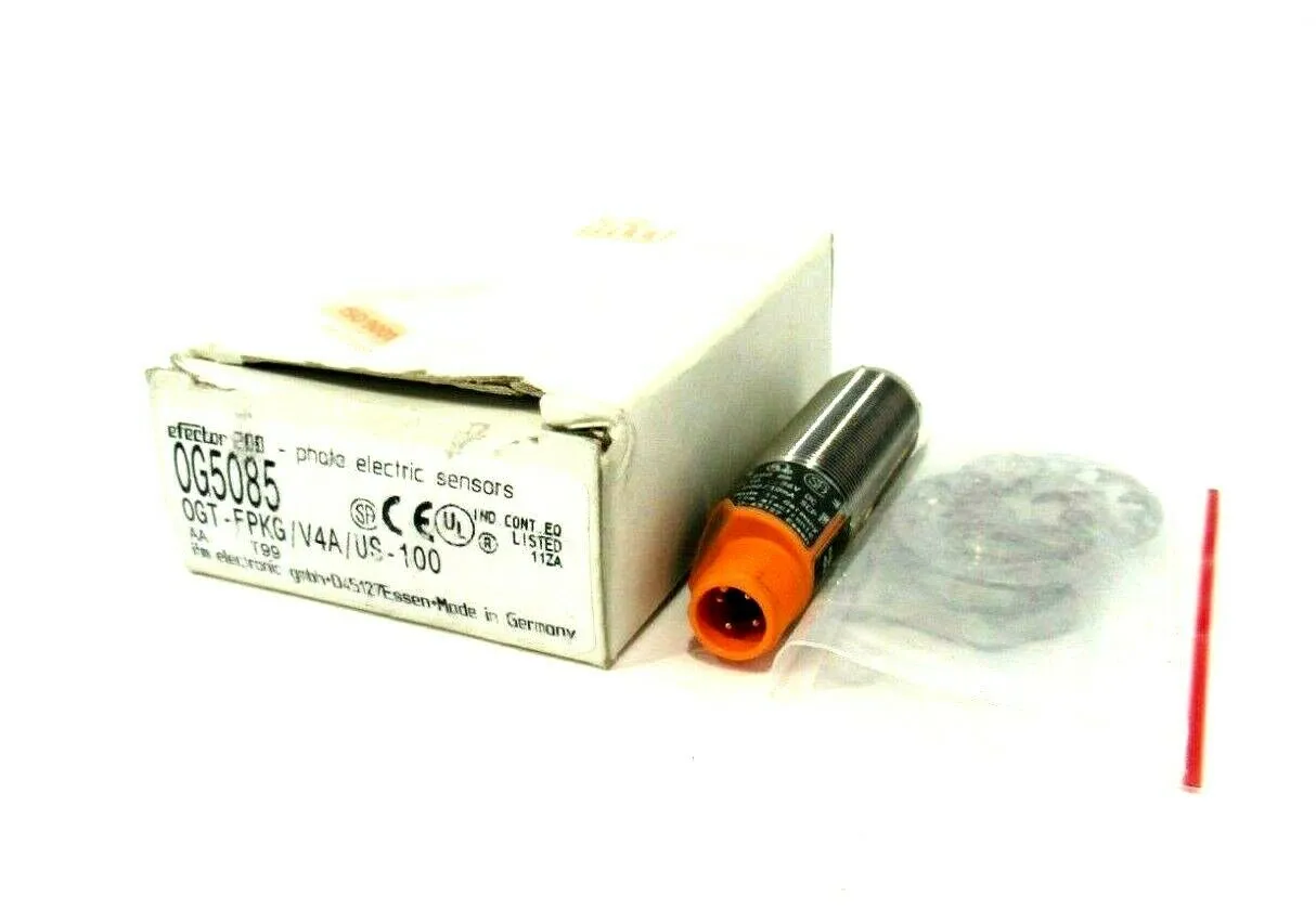 NEW IFM EFECTOR OGT-FPKG/V4A/US-100 PHOTO ELECTIRC SENSOR 0G5085 OGTFPKGV4AUS100