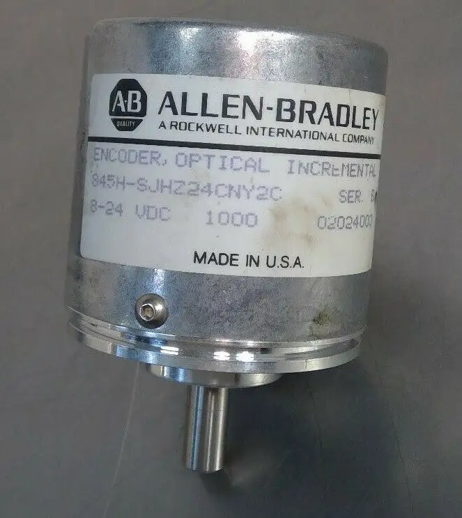 Used Allen-Bradley Allen-Bradley 845H-SJHZ24CNY2C Series B Encoder 8-24 VDC 5D PLC Processors | Palmetto Automation #1150073