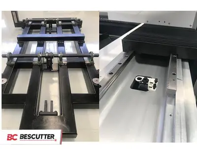 Bescutter MACH SPEED 5'x10' | 6000W -20000W | Fiber Laser Cutter Fully Enclosed with Hydraulic Shuttle Table