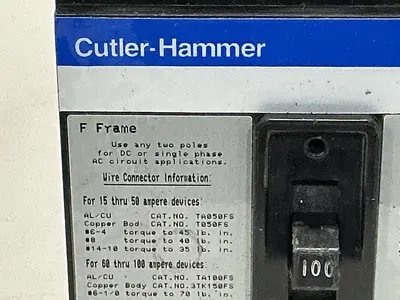 USED CUTLER-HAMMER FS360100A