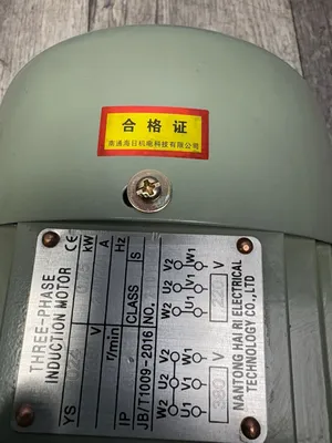 NANTONG HAI RI ELECTRICAL THREE-PHASE INDUCTION MOTOR Motors | ESS Industrial Equipment Sales (7)