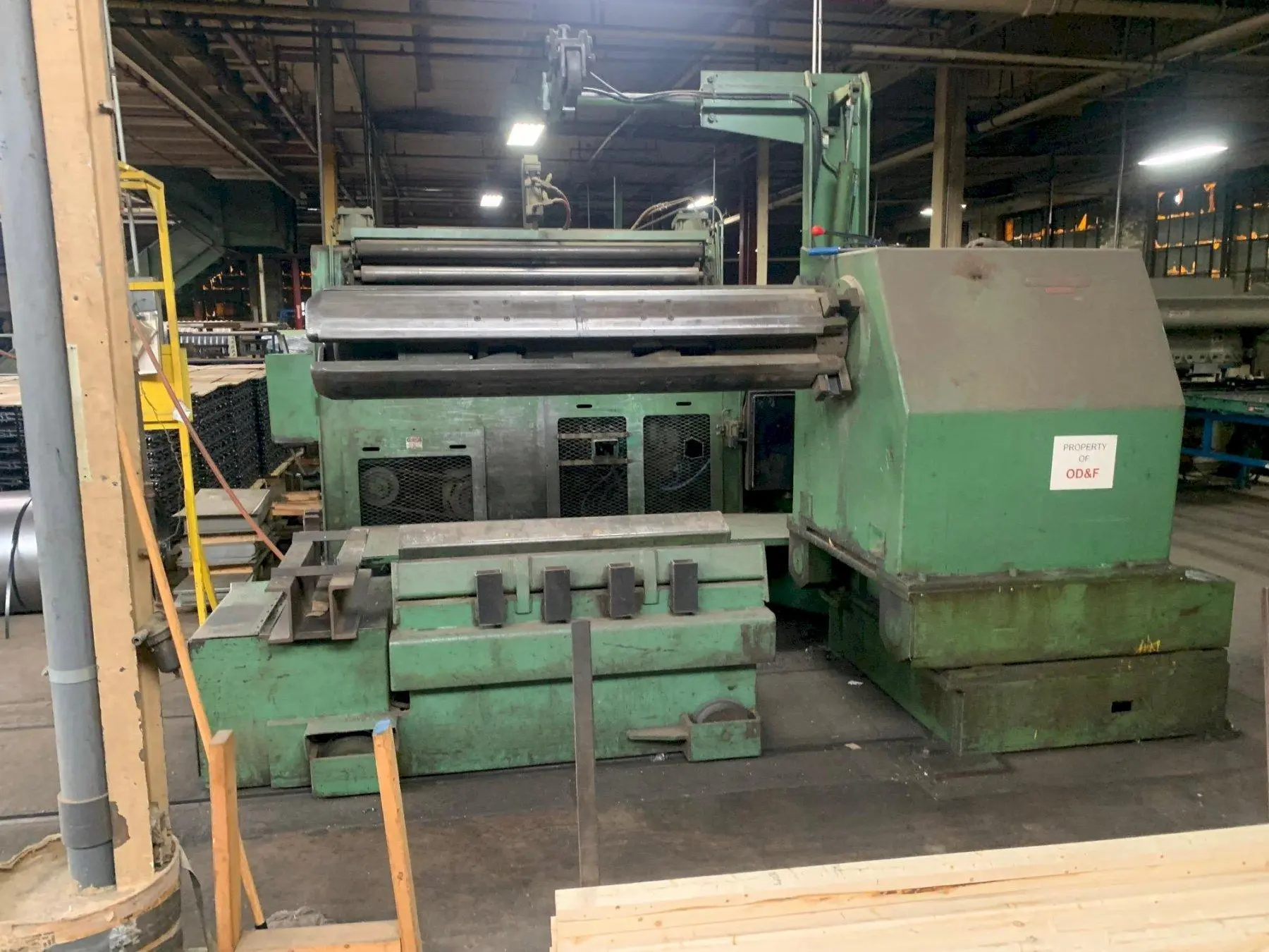 20,000# X 74" X .125" MINSTER Servo Feedline