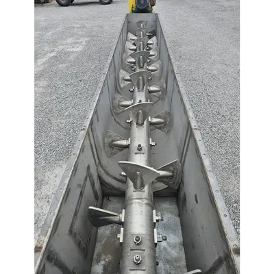 GEA Continuous Stainless Steel HeavyDuty Industrial Paddle Mixer Pug Mill Unused
