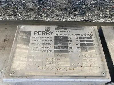 Used 2007 PERRY _UNKNOWN_ Heat Exchangers | DH Griffin Used Equipment #1383155