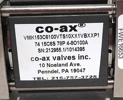 NEW CO AX VMK-15-DR-NC PNEUMATIC VALVE VMK15DRNC