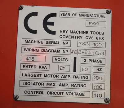 USED 1999 HEY NO. 3