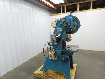 L&J No 18 Mechanical OBI Punch Press 18 Ton 2" Stroke 6" Throat 1.5Hp 3Ph
