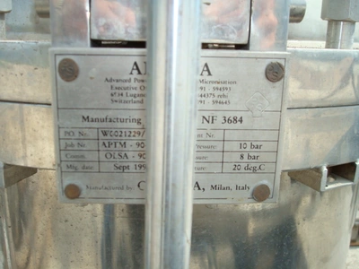 130L S/S Vertical Autoclave 8 Bar