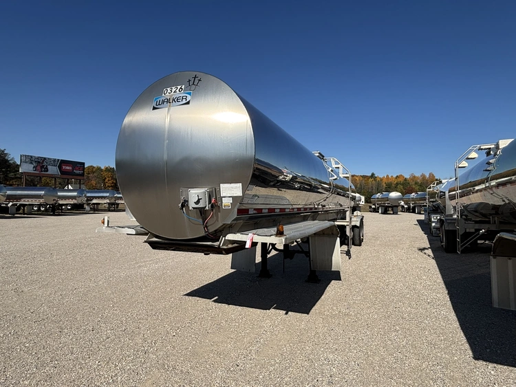 Used 2017 WALKER MILK TANKER TRAILER Liquid Supply Trailers Michigan US | Miedema Asset Management Group #1709518