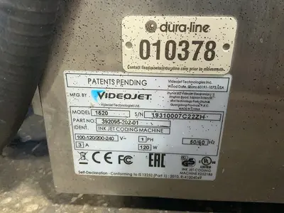 Used VIDEOJET 1520 Engravers Ohio US | HGR 24 #1471939