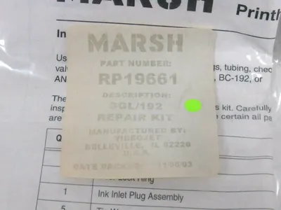 3 NEW MARSH RP19661 REPAIR KITS