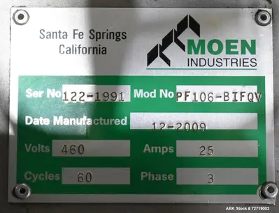 Used MOEN PF106-BIFQV Case Erectors - Bliss Box Illinois US | Aaron Equipment #87045