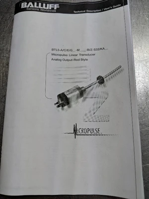 Balluff Micropulse Linear Transducer BTL5-E10-M0661-ZM-S32/RU (LOC2927A)