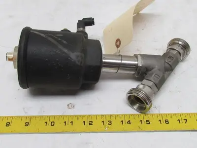 Asco E290A045 1/2" Stainless Steel Pressure Operated Angled Piston Type Valve
