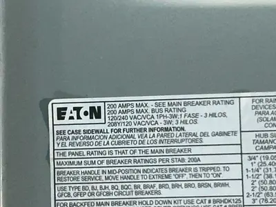 Used EATON _UNKNOWN_ Electrical Panels Ohio US | HGR 24 #1280607
