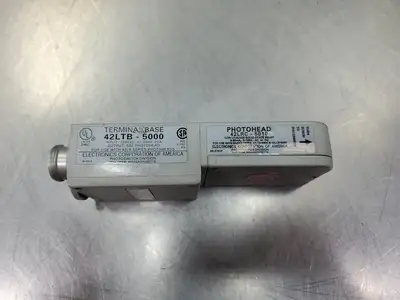 Photoswitch 42LTB-5000 Terminal Base w/42LRC-5010 PHOTOHEAD Module. 5E-15