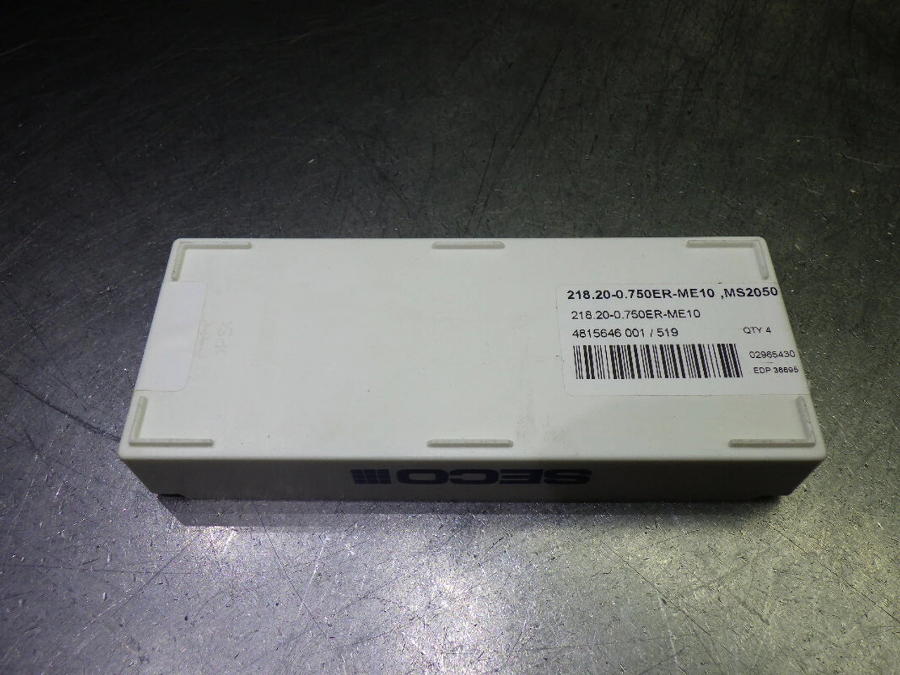 SECO Carbide Milling Inserts QTY4 218.20-0.750ER-ME10 MS2050 (LOC288A)