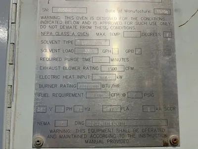 Used 2008 LEWCO NSWIT05FD9614496 Heat Treating Units Ohio US | HGR 24 #1329552