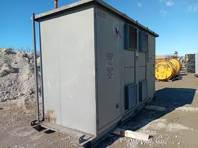 Outdoor Portable Substation w/ 1000 kVA Transformer, 4160V HV, 600Y/346V LV