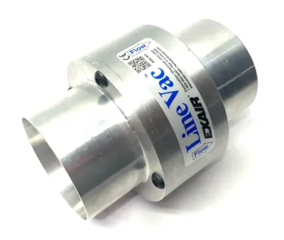 Used EXAIR Aluminum Line Vac 3" Hose ID, 1/2" NPT Air Inlet Pneumatic Conveyors Michigan US | Maverick Industrial Sales #1410860