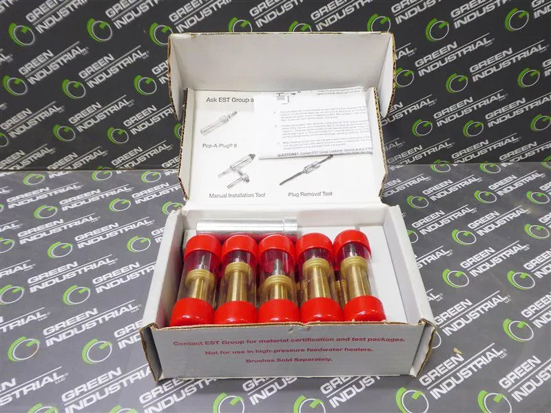 Box of 10 Curtis Wright V-919-B Brass CPI / Perma Plugs Pop-A-Plug System New NIB