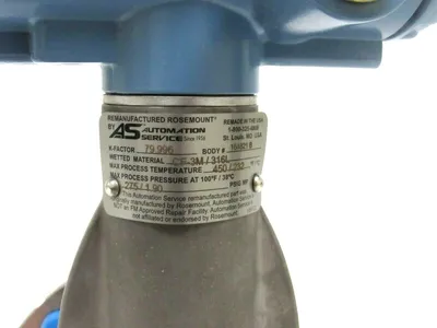 REFURBISHED ROSEMOUNT 8800 8800D 8800DR020SA1N1D1I5M5Q4 VORTEX FLOW METER