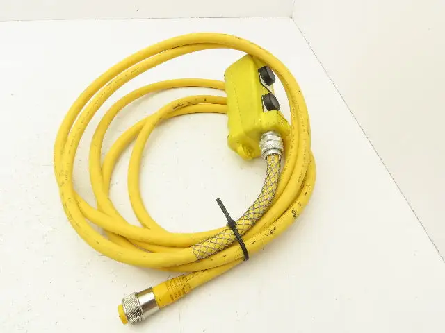 Allen Bradley 800F-P25 Pendant Enclosure Station 2 Button 16' Cable 6 Pin Turck