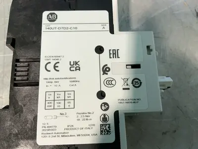 Used 2023 ALLENBRADLEY 140UTD7D2C10 Circuit Breakers Ohio US | HGR 24 #1542142