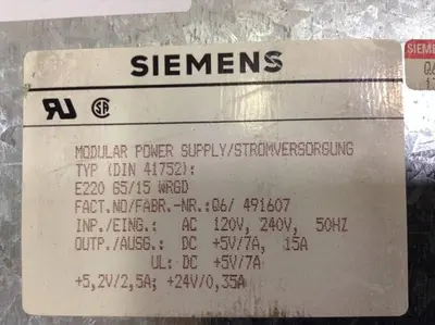 USED SIEMENS 6ES5 951-7LD12