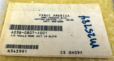 LOT OF 2 NEW FANUC A03B-0807-C001 BASE UNITS 10-SLOT ABU10A