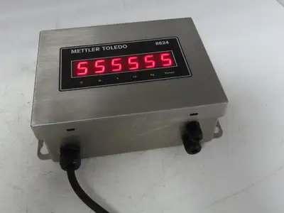 Mettler Toledo 8624 Digital Scale Indicator Readout 120VAC With 5' Cord