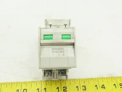 Mitsubishi CP30-BA 5A Circuit Protector 2 Poles 220V