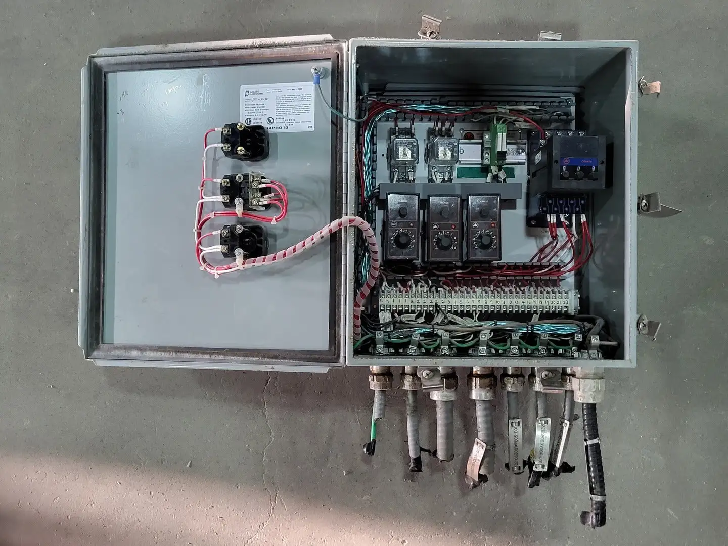 Control Panel for Scrubber, 120V, 1-Ph, 50/60hz, 10A Max.
