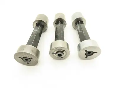 R&K Tool Pin Plug Guage Go Nogo 51.65mm 55.245mm & 53.54mm Lot Of 3