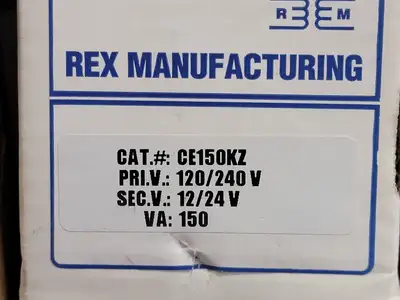 NEW REX POWER MAGNETICS CE150KZ
