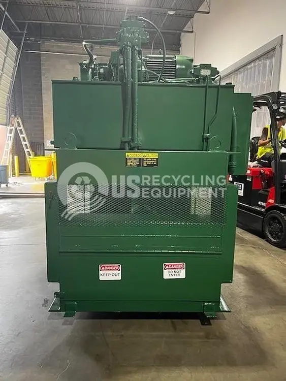 Used HARRIS-SELCO HL-50 HORIZONTAL & RUMTECH TIPPER Balers | US Recycling Equipment #474782
