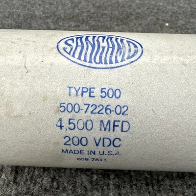 Used Sangamd 500-7226-02 Capacitors California US | Davliegogo LLC #1706357