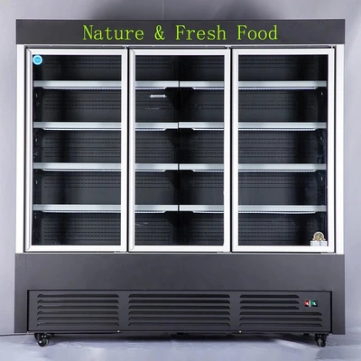 168-0026 AC OFC 78-HE-18 70" Triple Glass Door Self Contained Cooler