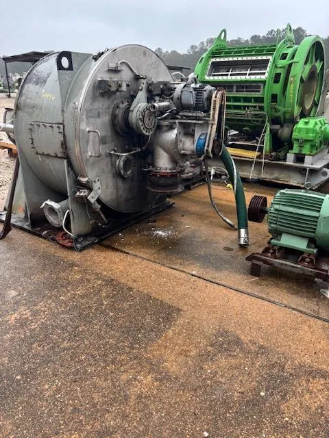 Used KRAUSS MAFFEI HZ125/2.5SI Basket Pusher Centrifuges New Jersey US | Perry Equipment #123081