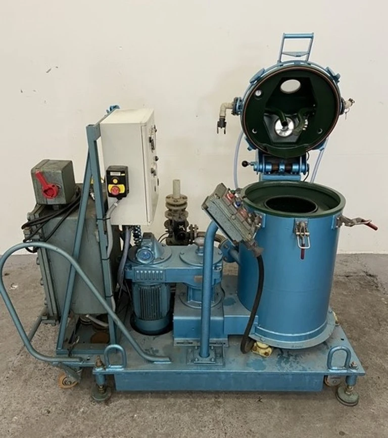 Rousselet Robatel RC 30 PxR basket centrifuge, 316L SS.