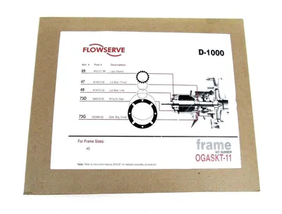 NEW FLOWSERVE OGASKT-11 GASKET KIT D-1000 OGASKT11 FR-5