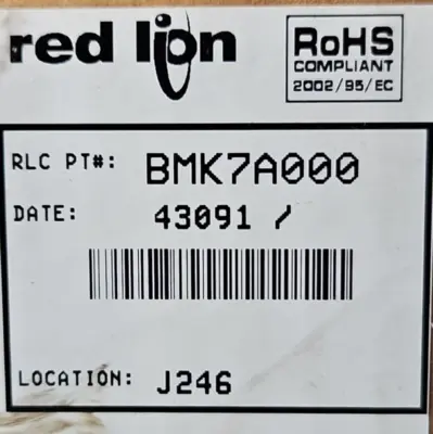 RED LION BMK7A000 MOUNTING ADAPTER CHASSIS MOUNT. Loc4E33