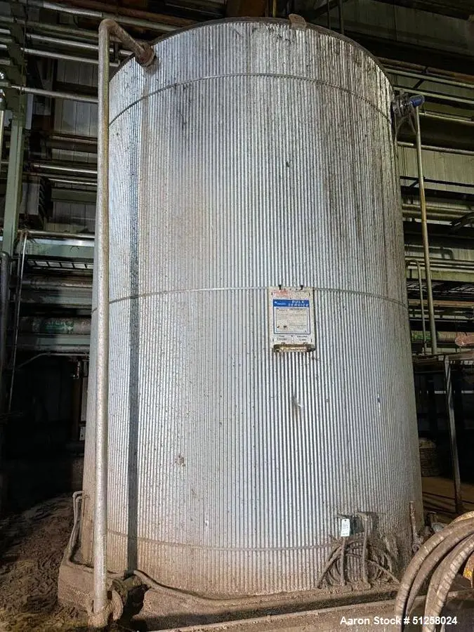 Used 12,000 Gallon Alloy Fabricators 316L Stainless Steel Insulated Vertical Tank