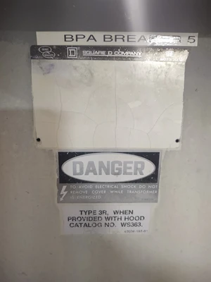 🔥SQUARE D 37S3H 37.5 KVA H.V. 240/480 L.V. 120/240 SINGLE PHASE TRANSFORMER