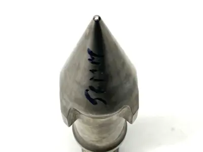 USED NISSEI INJECTION MOLD SCREW TIP 56MM MISSING ASSEMBLY PARTS