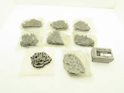 Hi-Max Riveted #60 Roller Chain Single Pin D-1 Attachment 3/4" Pitch 21'