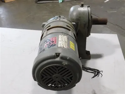 1/4 HP US Motors Enclosed High Eff. Motor A671 w/Syncrogear Reducer 1750RPM Used