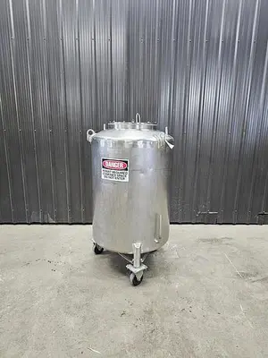 Used 135 Gallon Tank (Vessel), 316 Stainless Steel