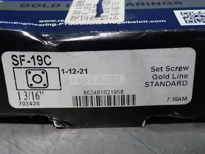 NEW SEALMASTER BEARINGS SF19C
